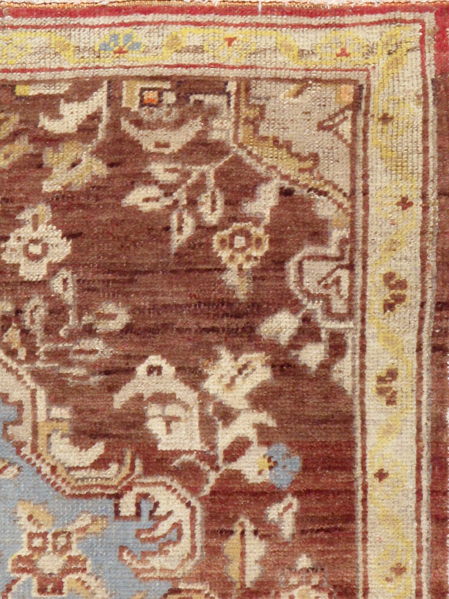Vintage Turkish Oushak Rug, No.18329 - Gsblank