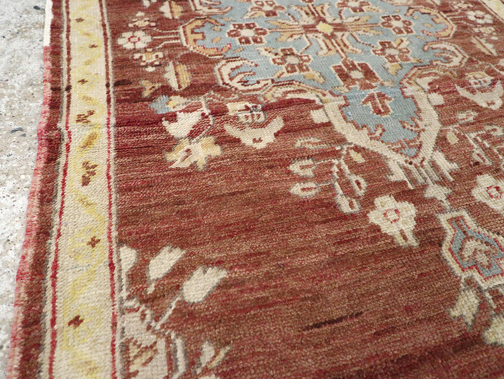 Vintage Turkish Oushak Rug, No.18329 - Gsblank