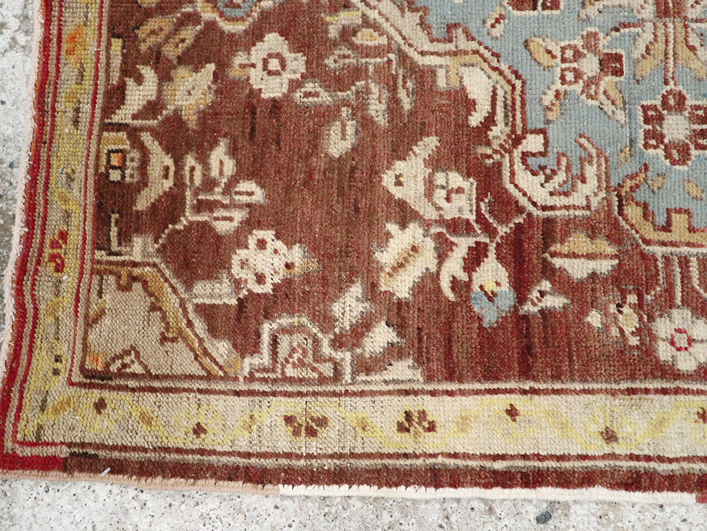 Vintage Turkish Oushak Rug, No.18329 - Gsblank
