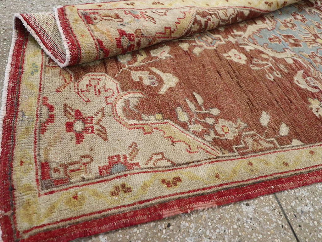 Vintage Turkish Oushak Rug, No.18329 - Gsblank