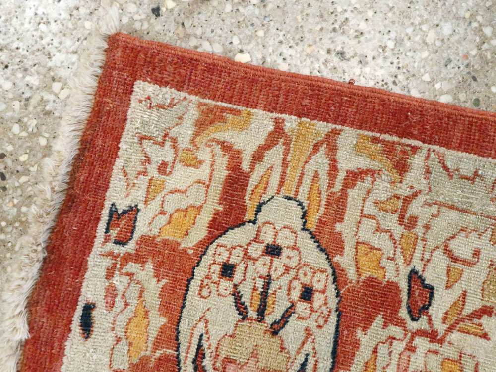 Antique Tabriz Hagi Jalili Rug, No.18332 - Gsblank