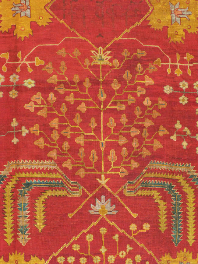 Antique Turkish Oushak Carpet, No.18352 - Gsblank