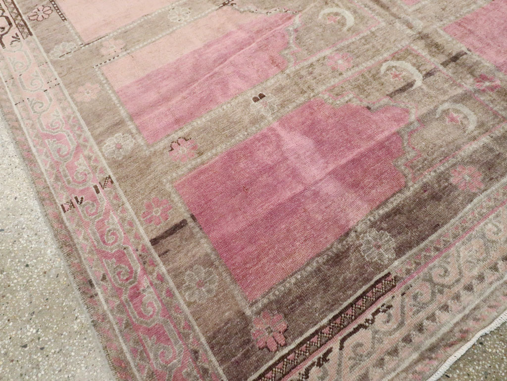 Antique East Turkestan Khotan Saph Carpet, No.18360 - Gsblank