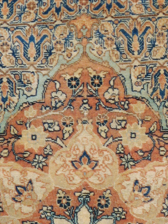 Antique Persian Tabriz Hagi Jalili Rug, No.18384 - Gsblank