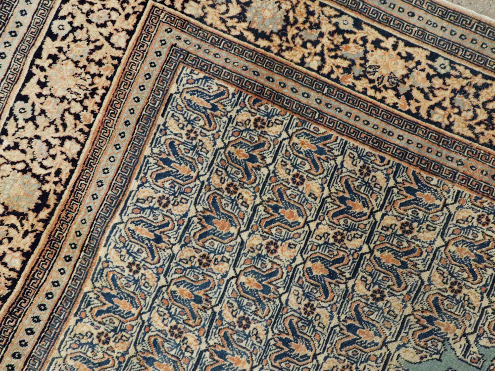 Antique Persian Tabriz Hagi Jalili Rug, No.18384 - Gsblank