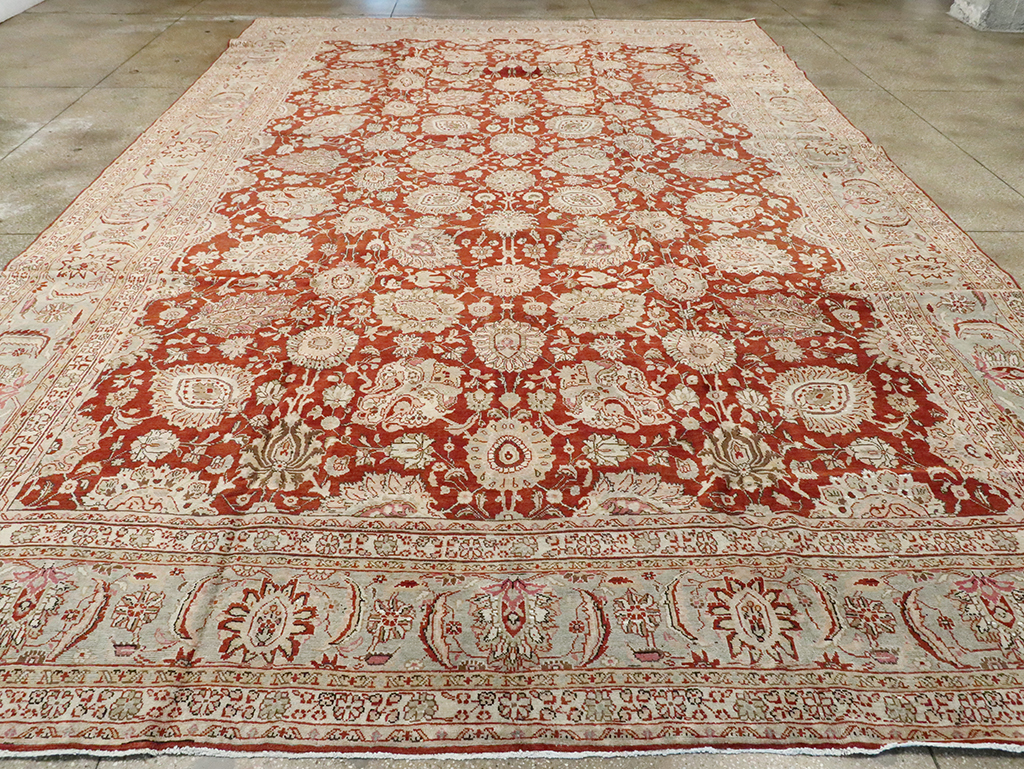 Antique Persian Mahal Carpet, No.18385 - Gsblank