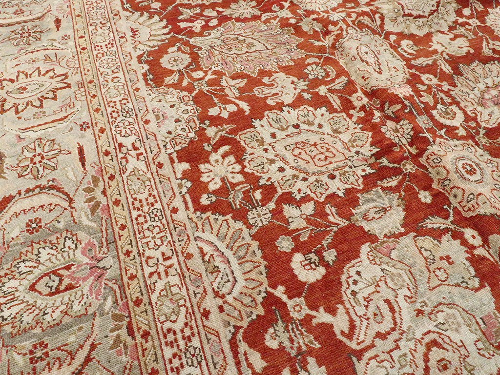 Antique Persian Mahal Carpet, No.18385 - Gsblank
