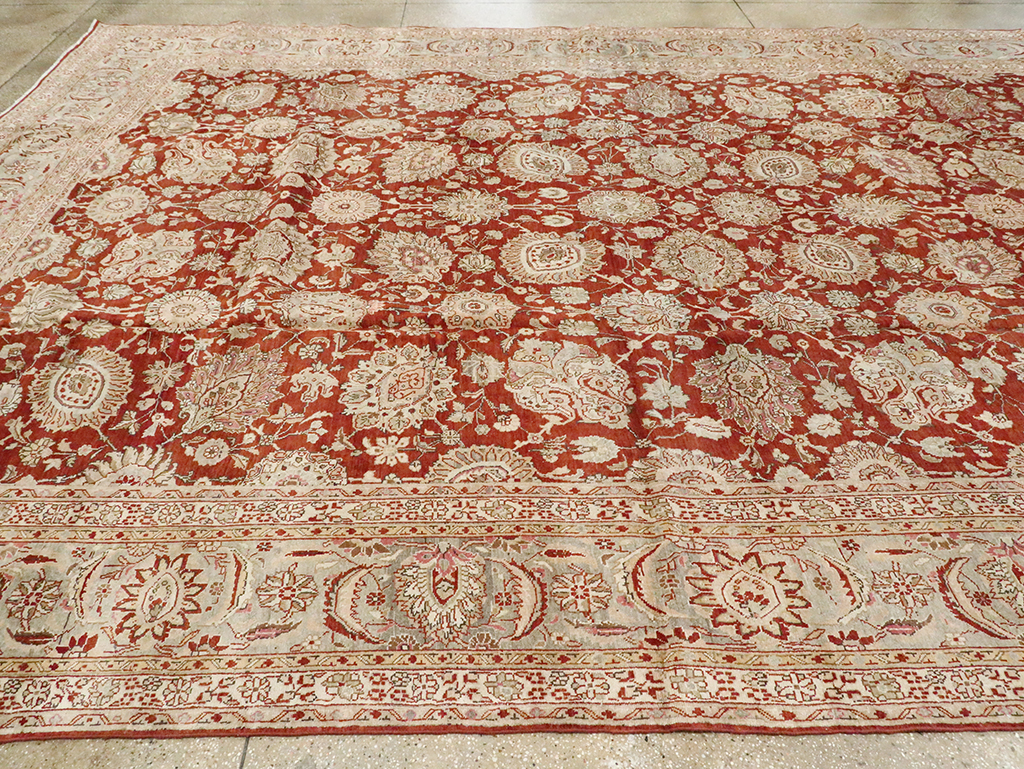 Antique Persian Mahal Carpet, No.18385 - Gsblank