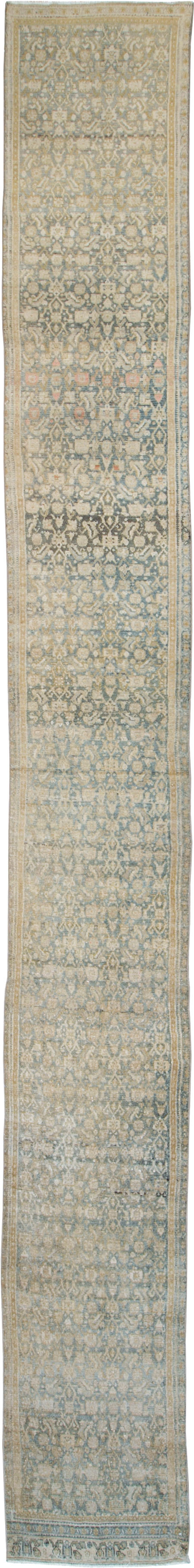 Vintage Persian Malayer Runner, No.18388 - Gsblank