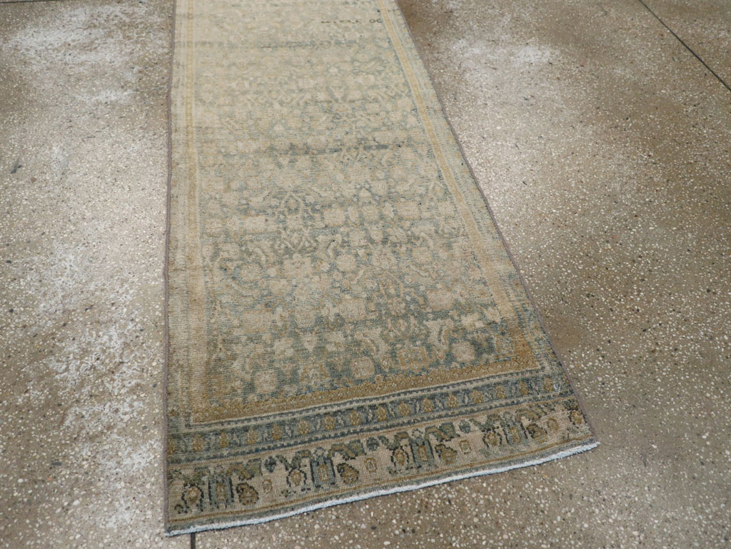 Vintage Persian Malayer Runner, No.18388 - Gsblank
