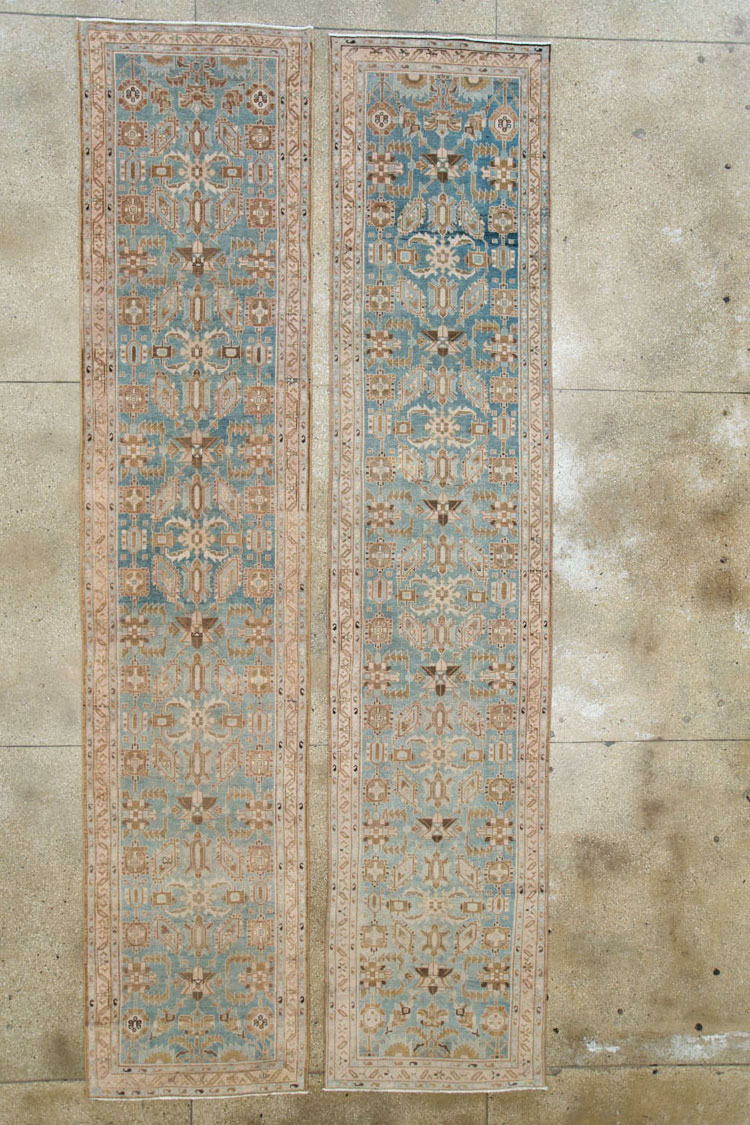 Vintage Persian Malayer Runner (Pair: 1 of 2), No.18389 - Gsblank