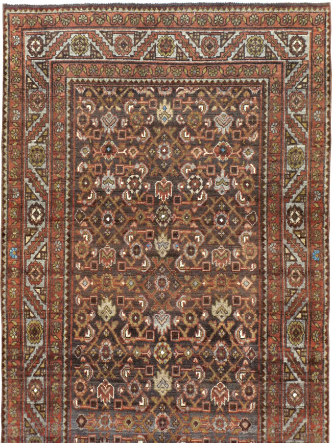 Vintage Persian Malayer Runner, No.18391 - Gsblank