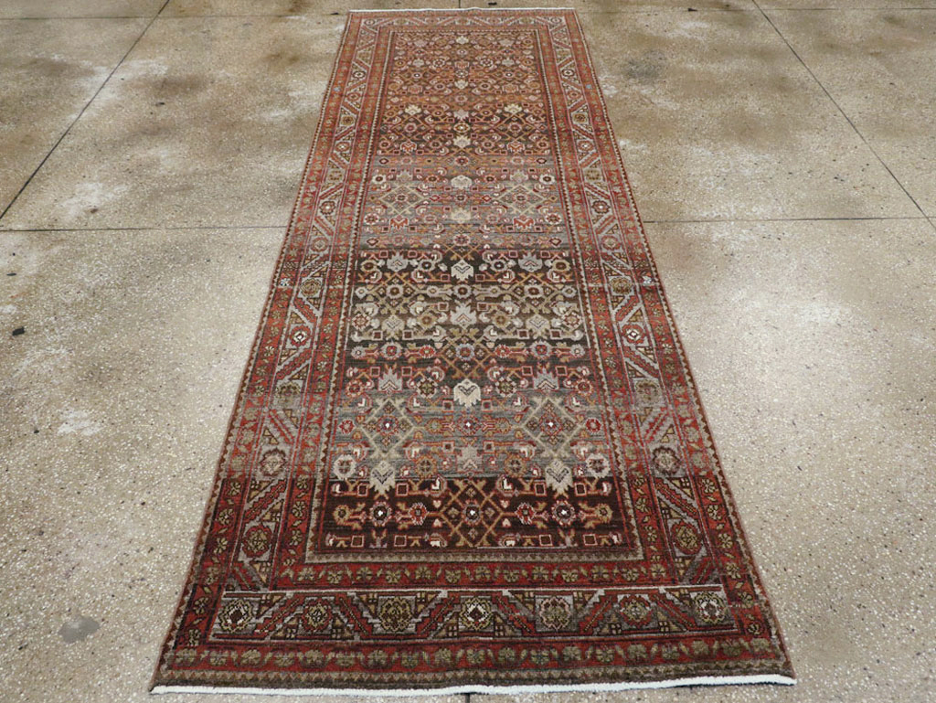 Vintage Persian Malayer Runner, No.18391 - Gsblank