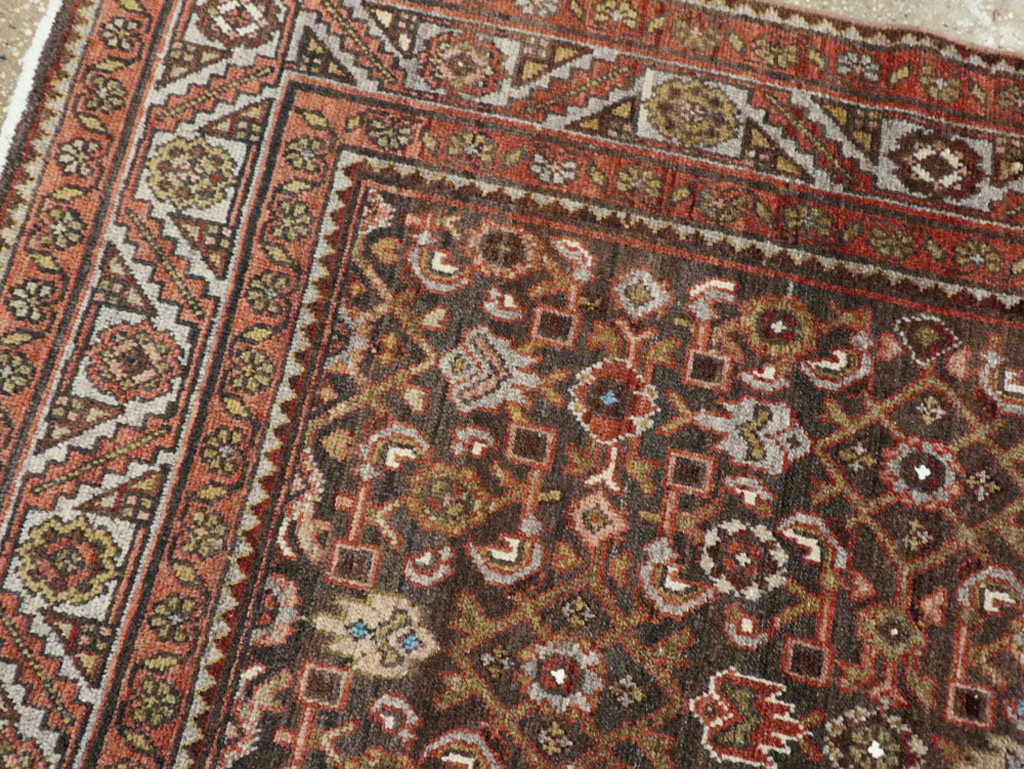 Vintage Persian Malayer Runner, No.18391 - Gsblank
