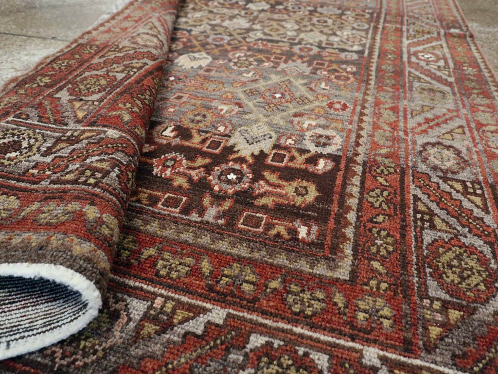 Vintage Persian Malayer Runner, No.18391 - Gsblank