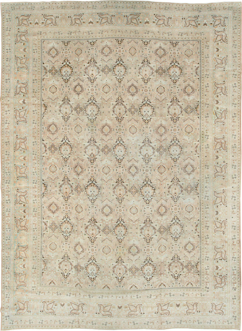 Antique Persian Dorokhsh Carpet, No.18392 - Gsblank