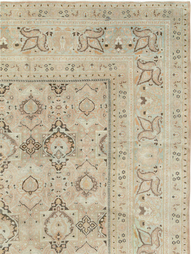 Antique Persian Dorokhsh Carpet, No.18392 - Gsblank