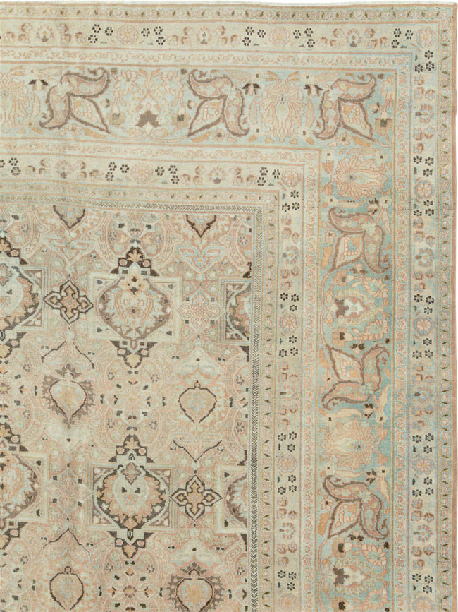 Antique Persian Dorokhsh Carpet, No.18392 - Gsblank
