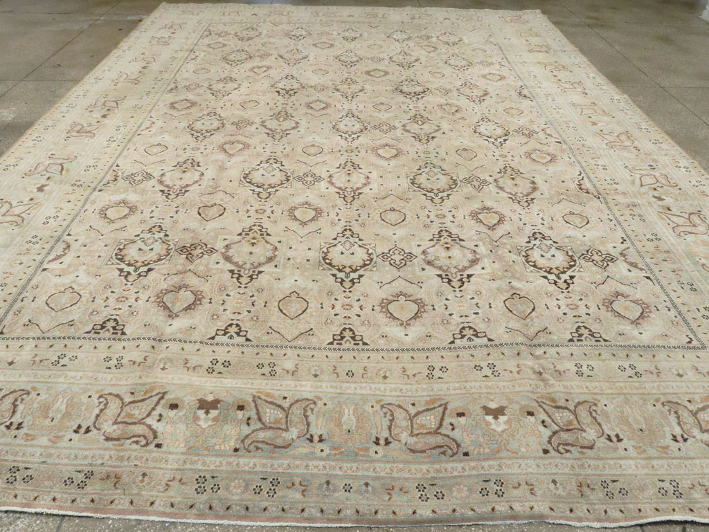 Antique Persian Dorokhsh Carpet, No.18392 - Gsblank