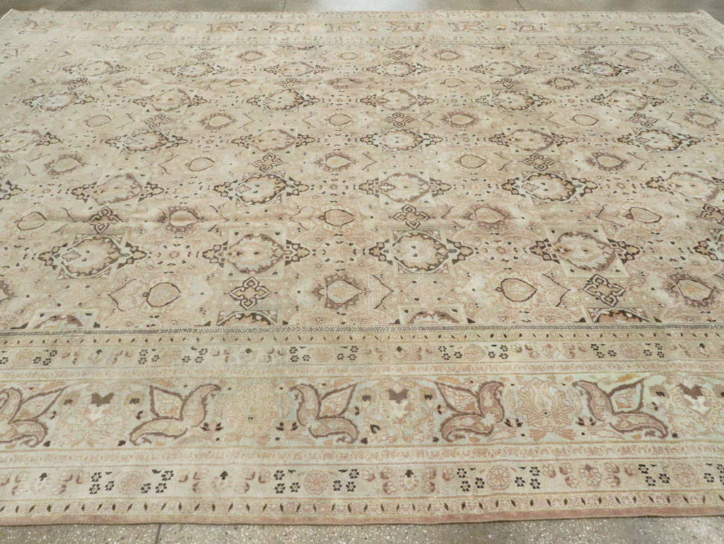 Antique Persian Dorokhsh Carpet, No.18392 - Gsblank