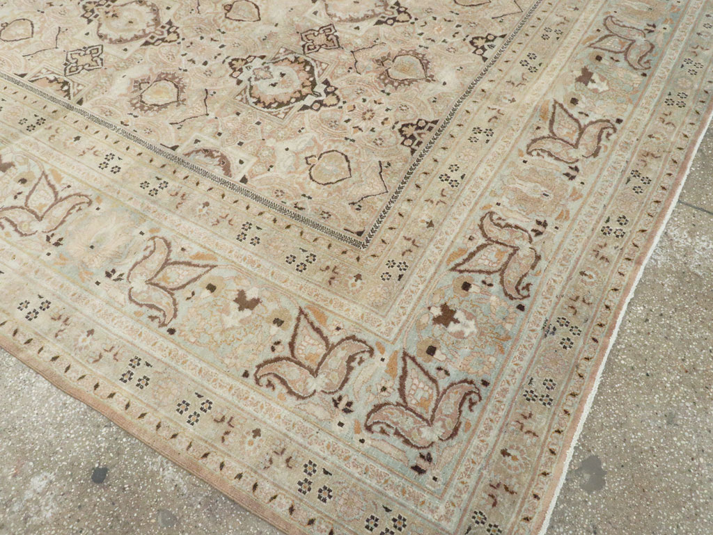 Antique Persian Dorokhsh Carpet, No.18392 - Gsblank