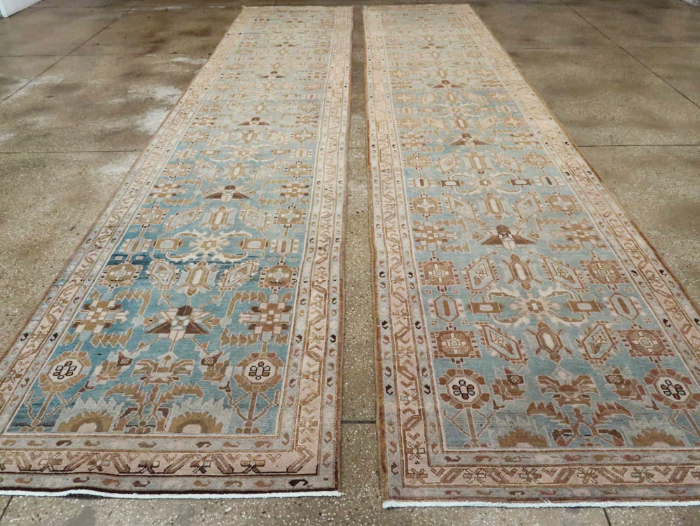 Vintage Persian Malayer Runner (Pair: 2 of 2), No.18393 - Gsblank