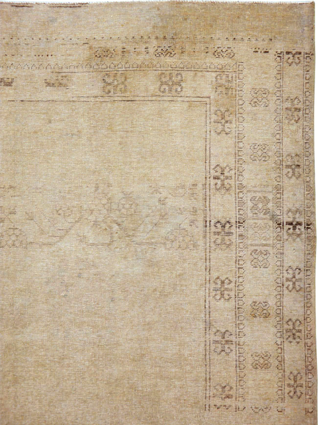 Vintage East Turkestan Khotan Carpet, No.18403 - Gsblank