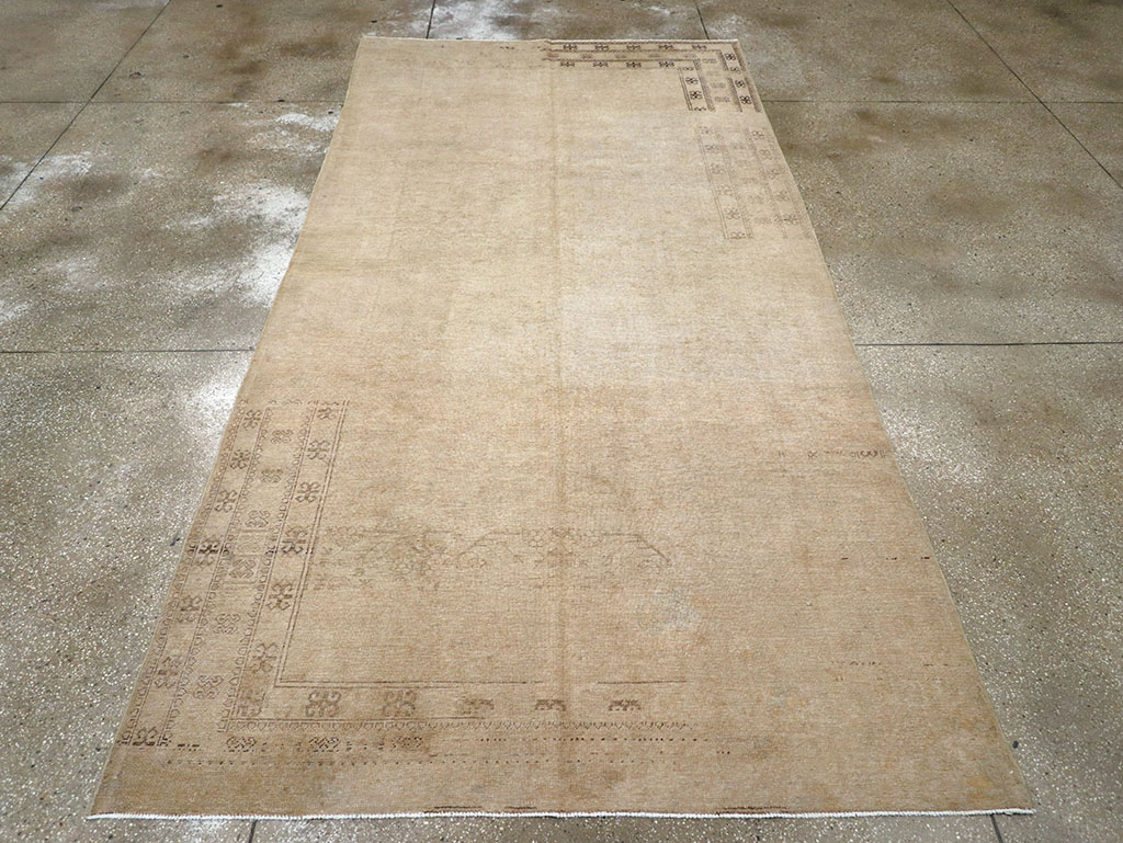 Vintage East Turkestan Khotan Carpet, No.18403 - Gsblank