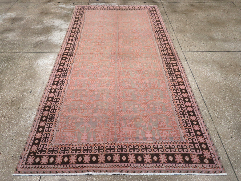 Vintage East Turkestan Khotan Carpet, No.18409 - Gsblank