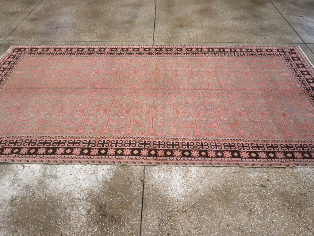 Vintage East Turkestan Khotan Carpet, No.18409 - Gsblank