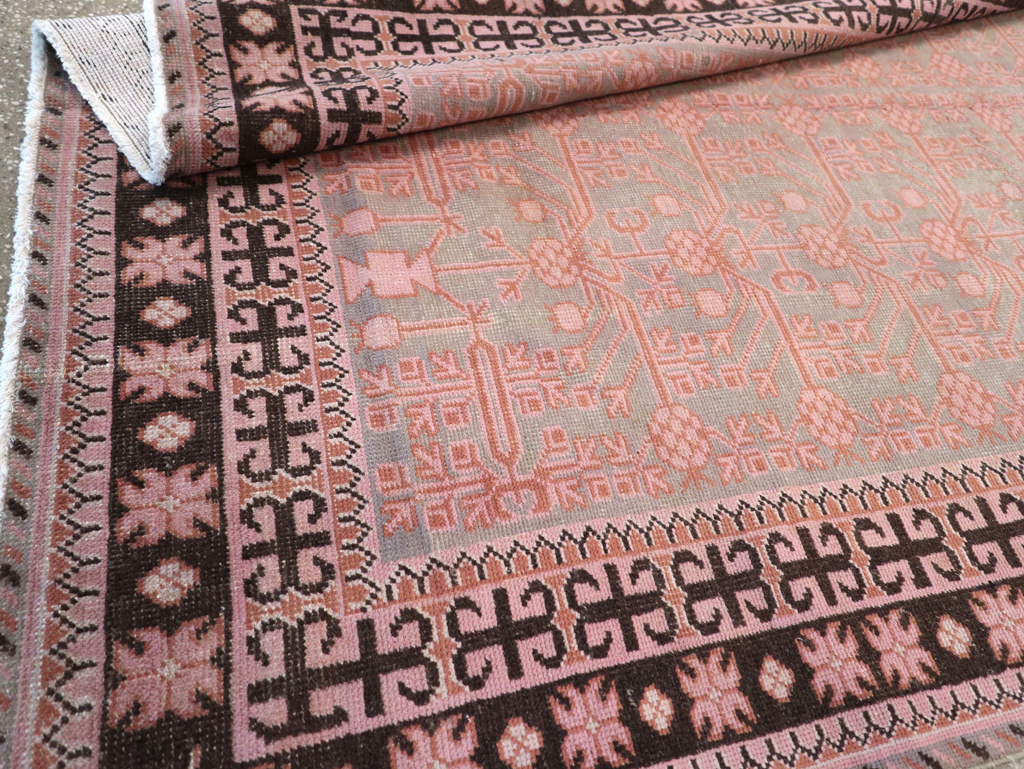 Vintage East Turkestan Khotan Carpet, No.18409 - Gsblank