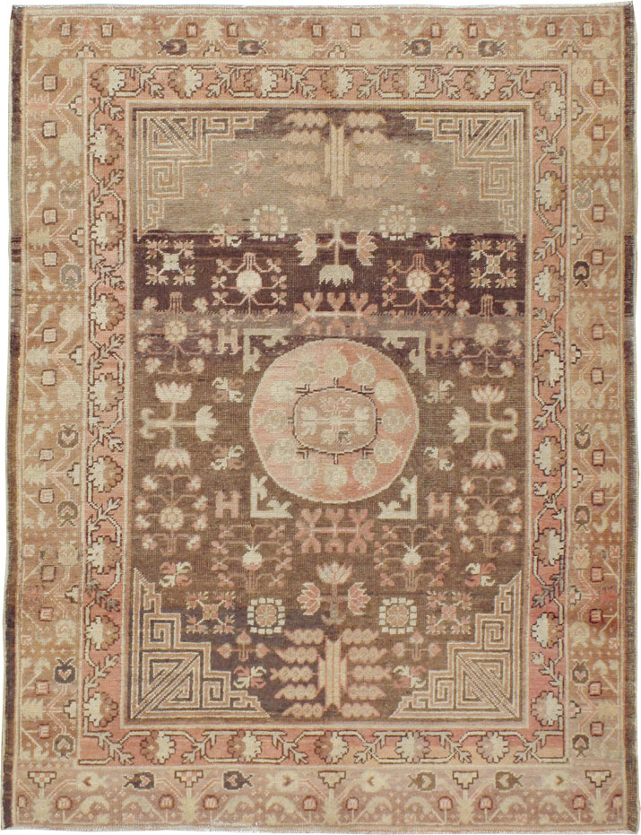 Antique East Turkestan Khotan Rug, No.18414 - Gsblank