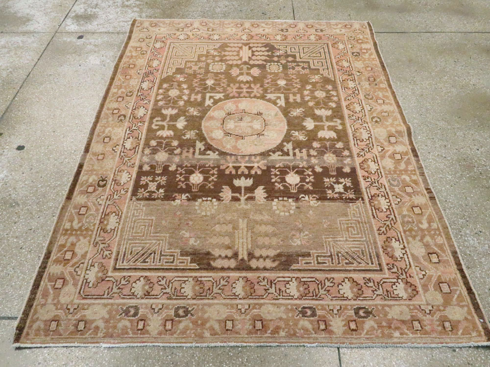 Antique East Turkestan Khotan Rug, No.18414 - Gsblank