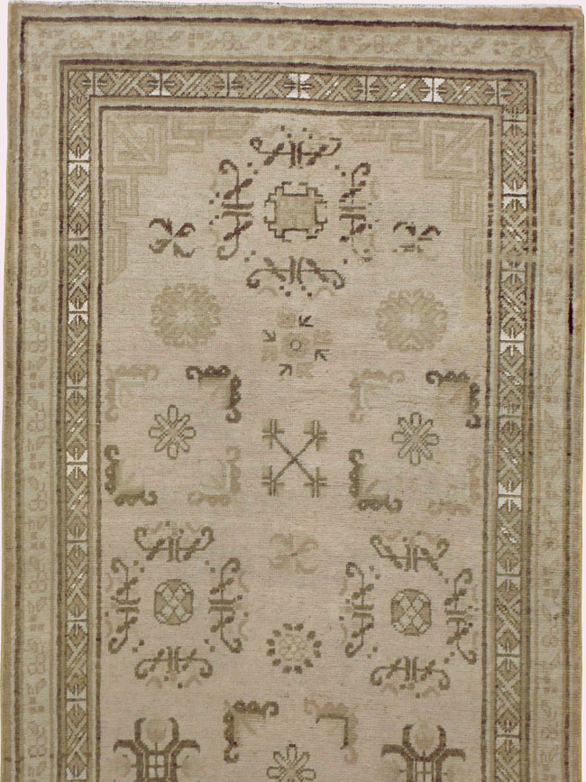 Vintage East Turkestan Khotan Runner, No.18419 - Gsblank