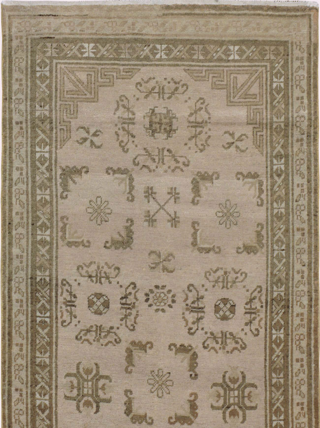Vintage East Turkestan Khotan Runner, No.18419 - Gsblank