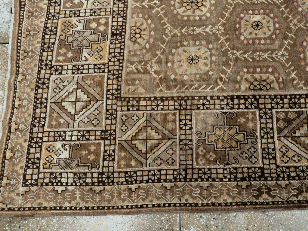 Antique East Turkestan Khotan Gallery Rug, No.18427 - Gsblank