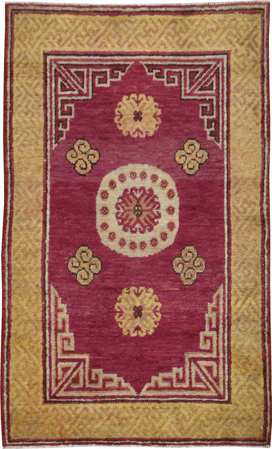 Antique East Turkestan Khotan Rug, No.18429 - Gsblank