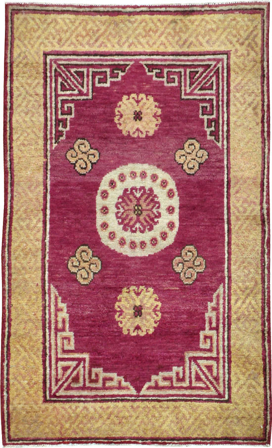 Antique East Turkestan Khotan Rug, No.18429 - Gsblank