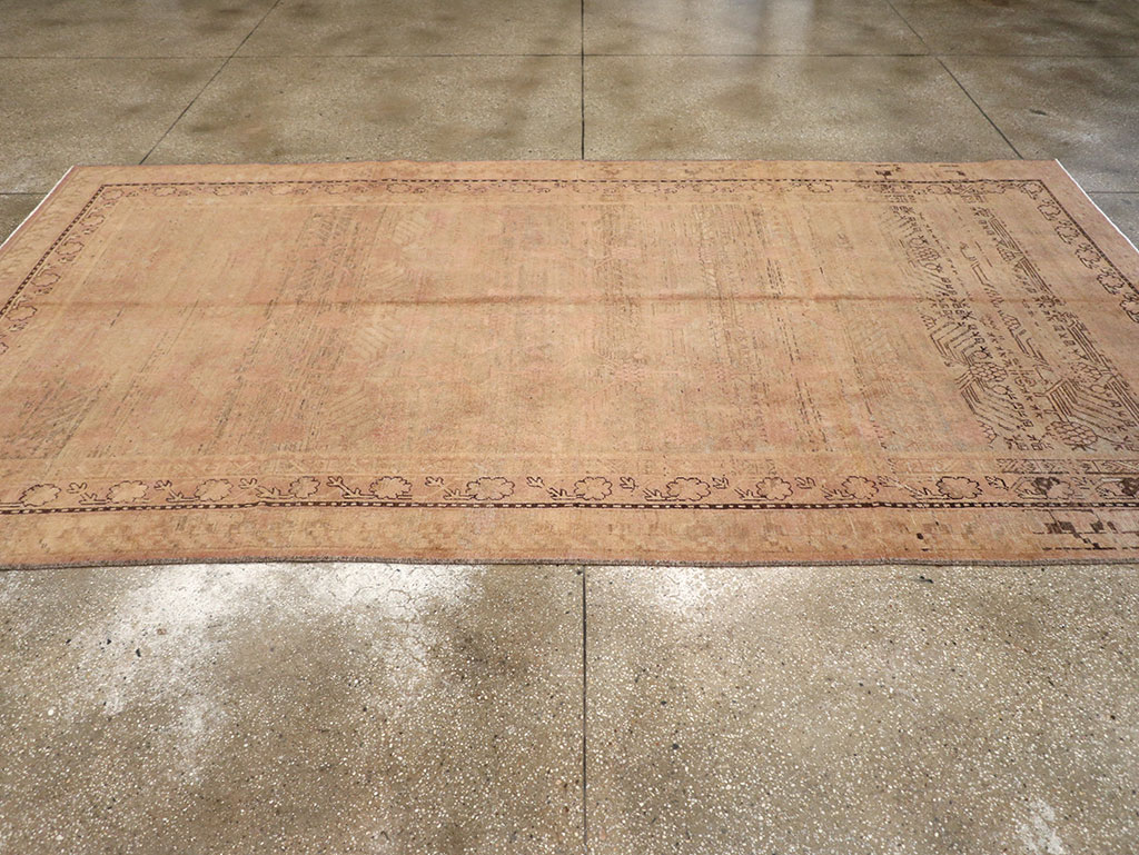 Vintage East Turkestan Khotan Carpet, No.18440 - Gsblank