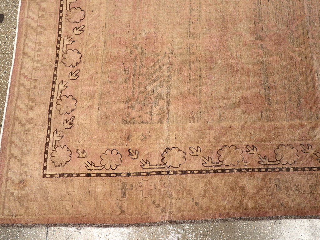 Vintage East Turkestan Khotan Carpet, No.18440 - Gsblank