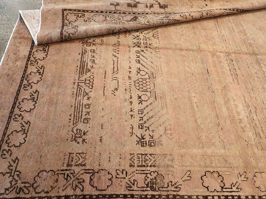 Vintage East Turkestan Khotan Carpet, No.18440 - Gsblank