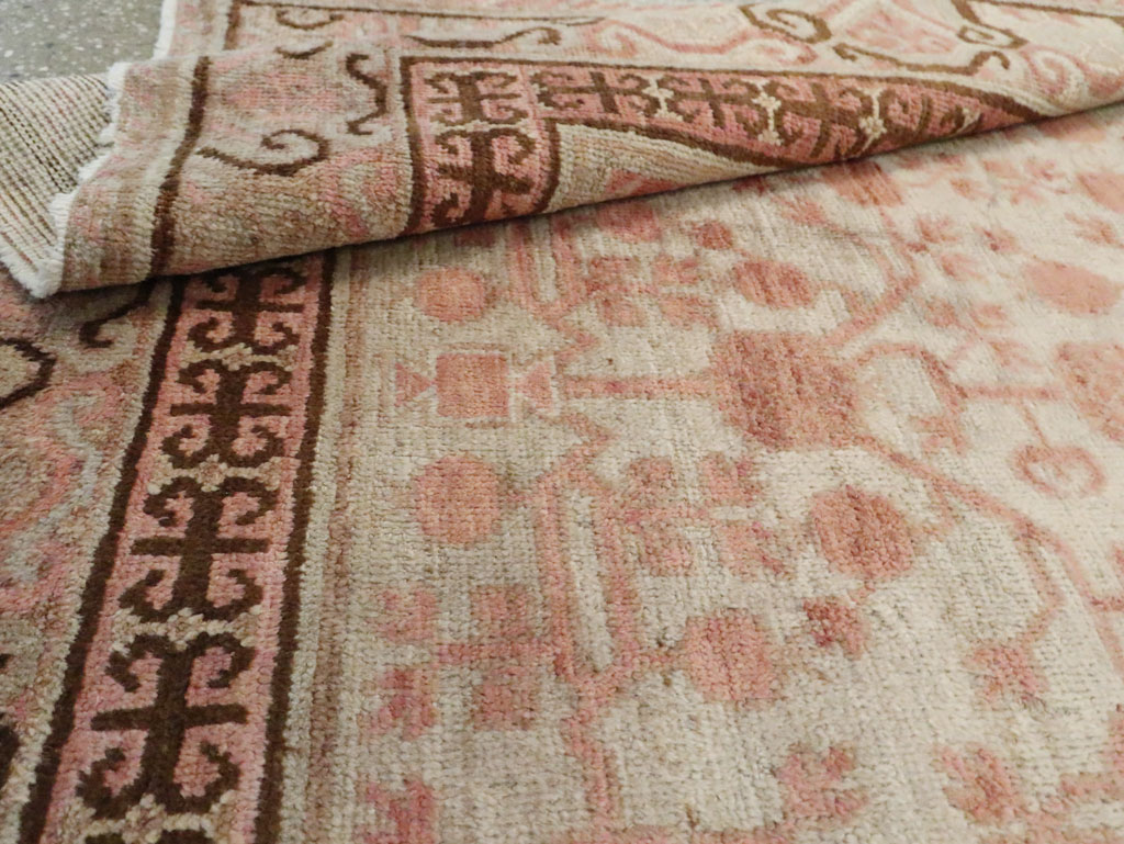 Vintage East Turkestan Khotan Rug, No.18442 - Gsblank
