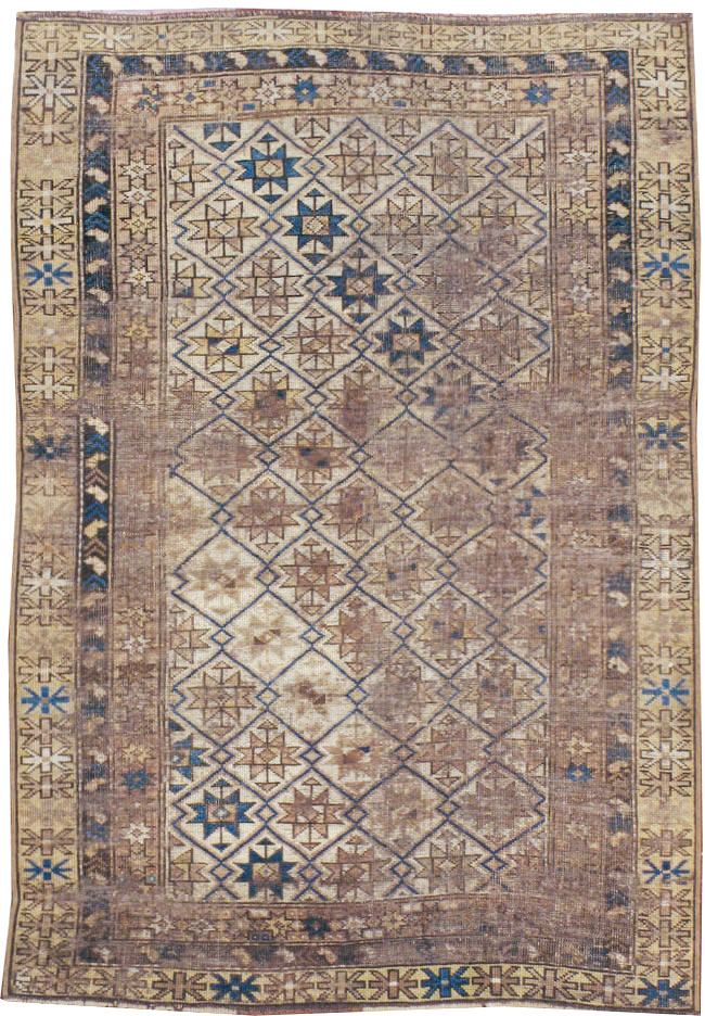 Antique Caucasian Shirvan Rug, No.18469 - Gsblank