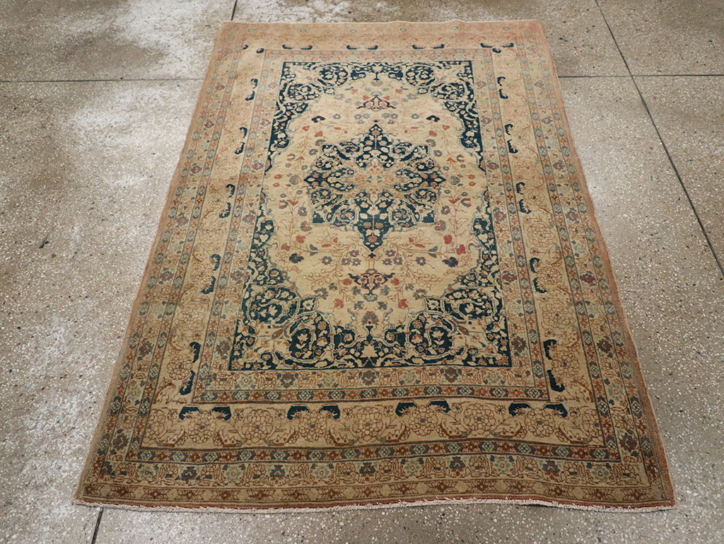 Antique Persian Tabriz Hagi Jalili Rug, No.18474 - Gsblank