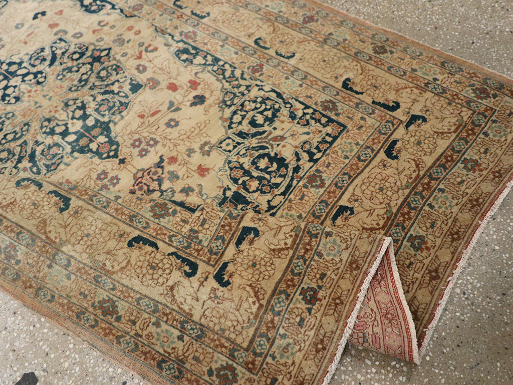 Antique Persian Tabriz Hagi Jalili Rug, No.18474 - Gsblank