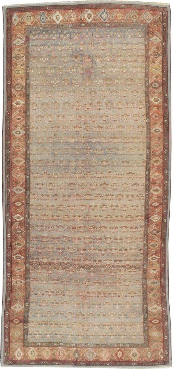 Antique Persian Kurdish Gallery Rug, No.18475 - Gsblank