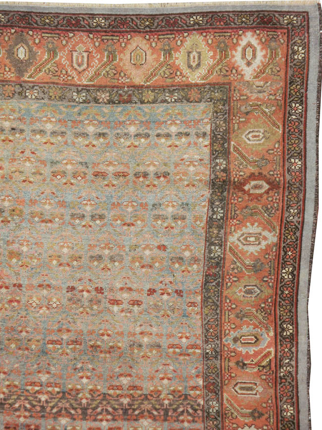 Antique Persian Kurdish Gallery Rug, No.18475 - Gsblank