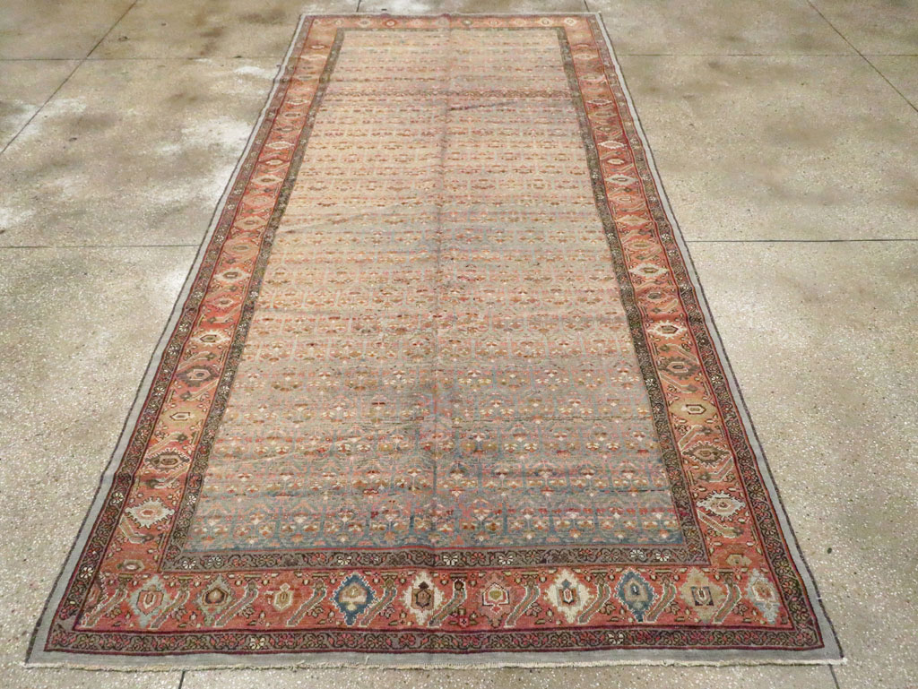 Antique Persian Kurdish Gallery Rug, No.18475 - Gsblank