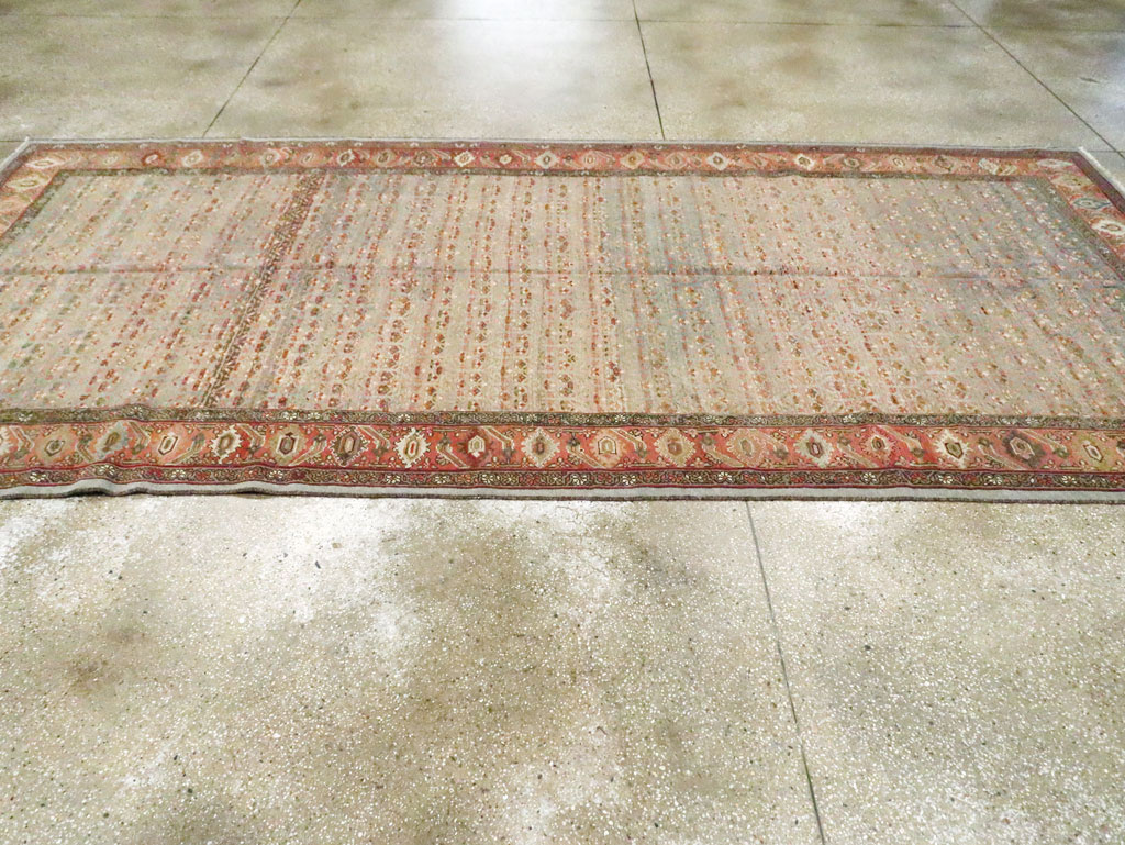 Antique Persian Kurdish Gallery Rug, No.18475 - Gsblank