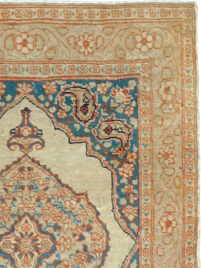 Antique Persian Tabriz Hagi Jalili Rug, No.18481 - Gsblank
